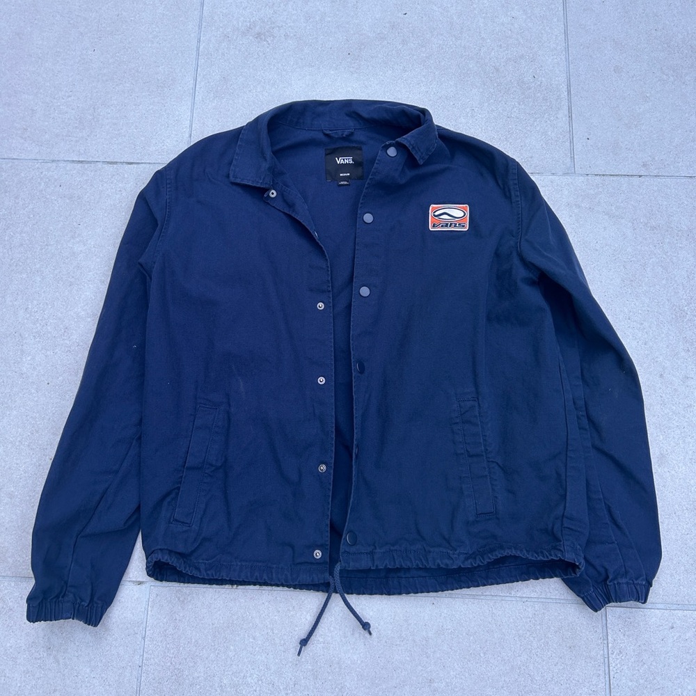Rare Navy Blue Vans Skate Jacket